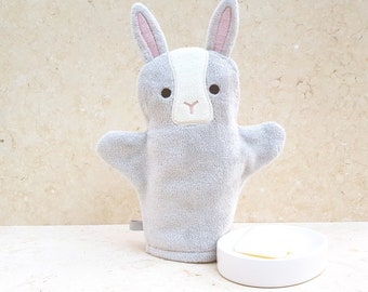 bathing bunnies towel