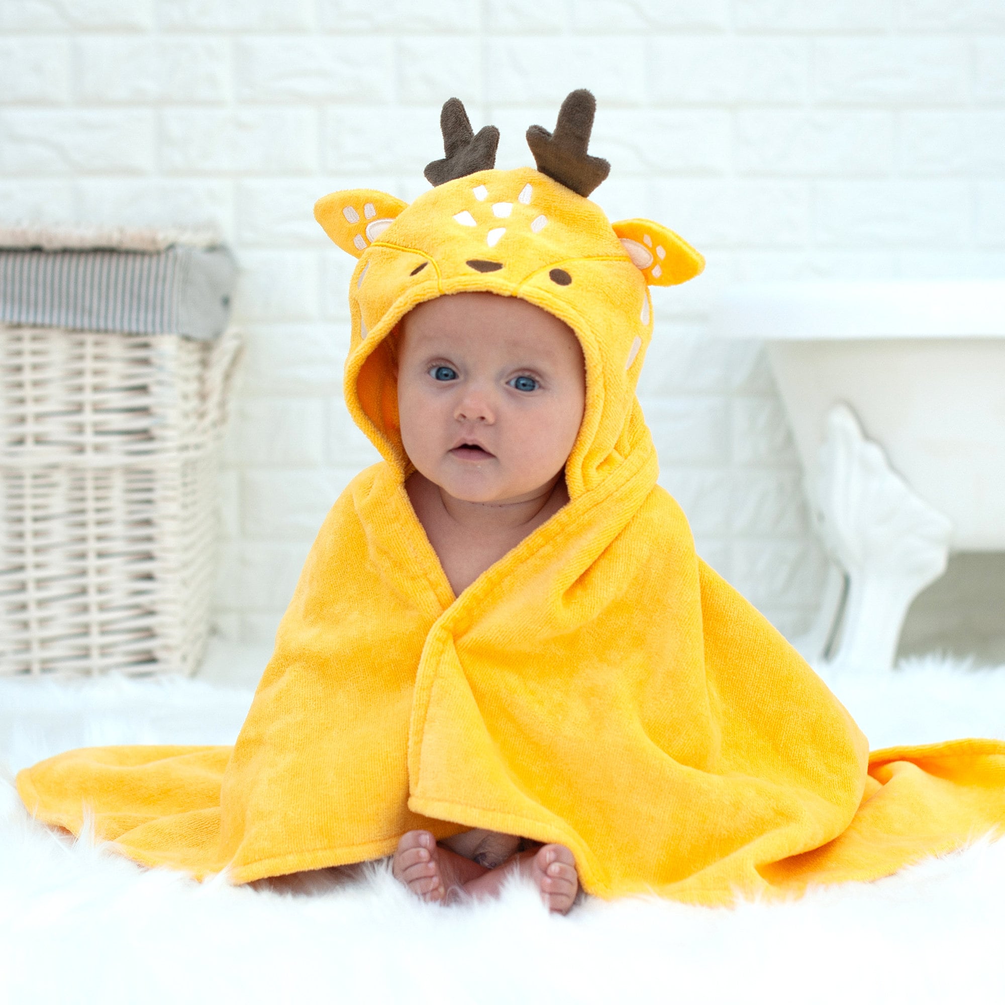 Personalized Deer Baby Gift Towel - Personalized Baby Gift
