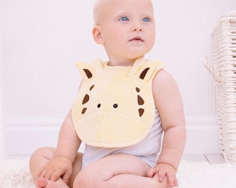 Giraffe Towelling Bib