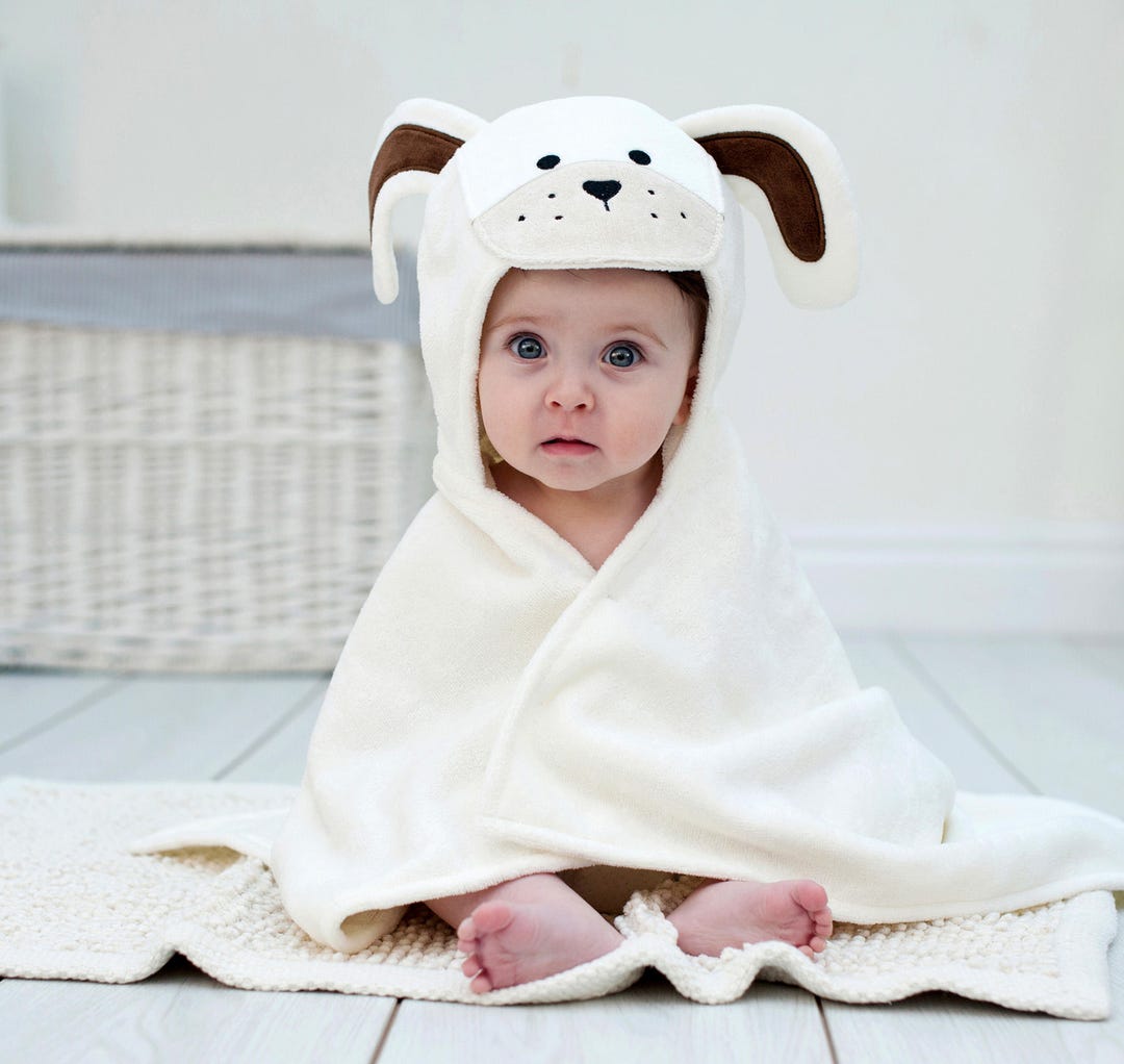 Toalla de bebé con capucha, personalizada, regalo para bebés