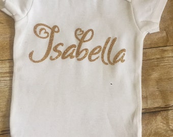Personalisierte Body - Babynamen - benutzerdefinierte Baby Onesie