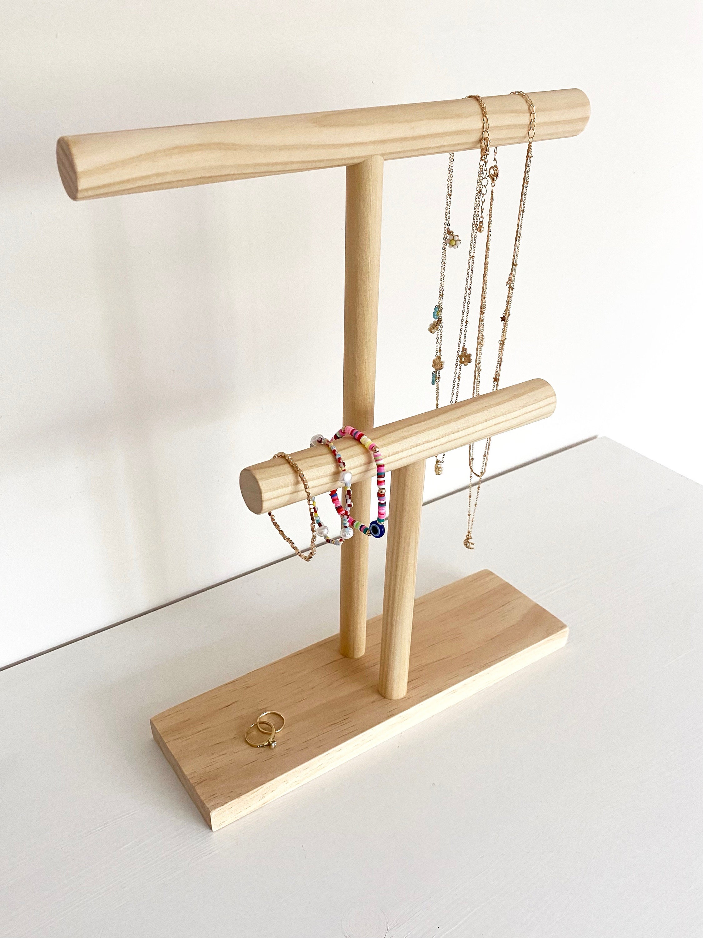 Jewellery Stand Wood Necklace Stand Timber Bracelet Stand Etsy Australia