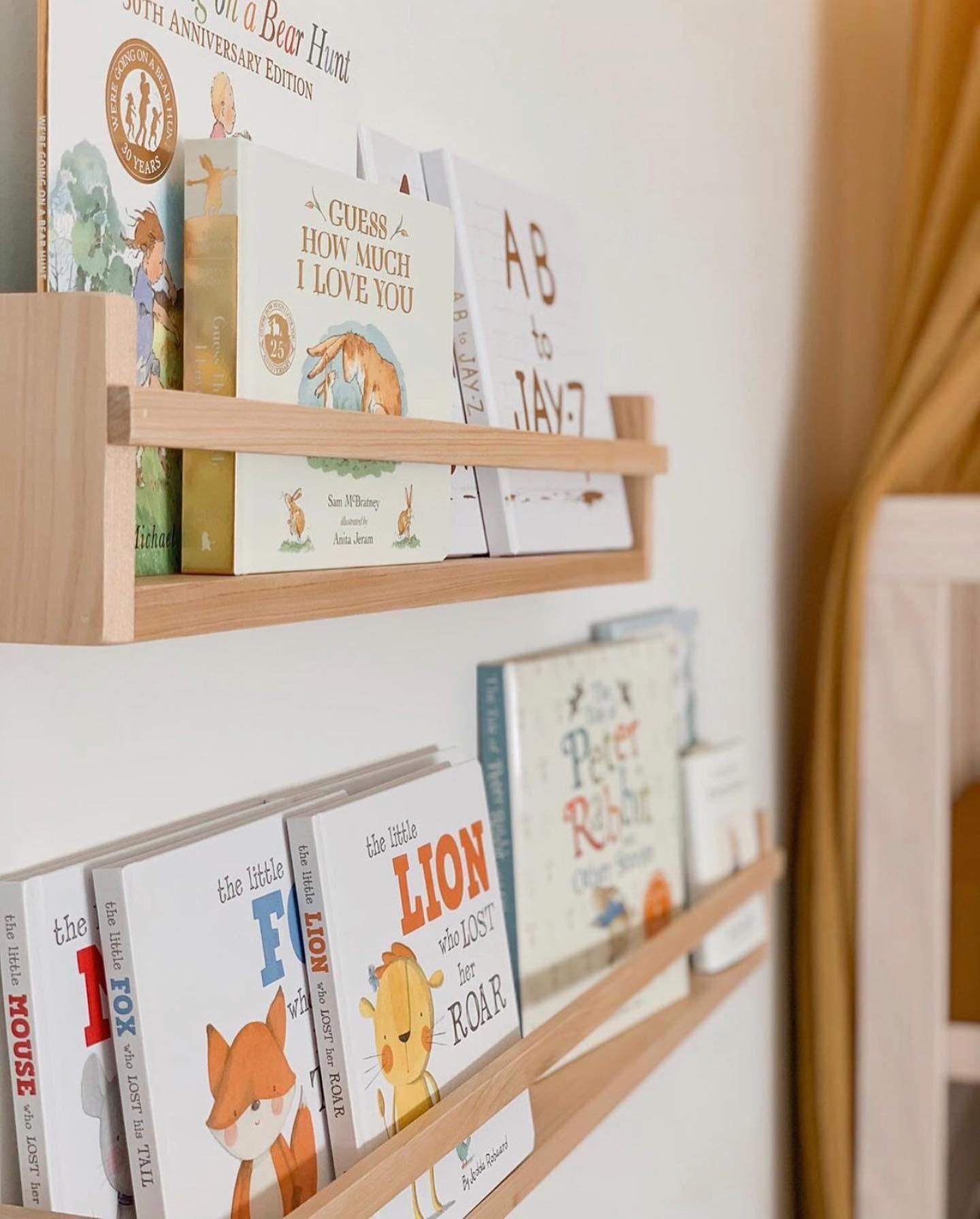 White Wood Kids Bookcase Children Book Display Rack Organizer Storage Book Shelf 