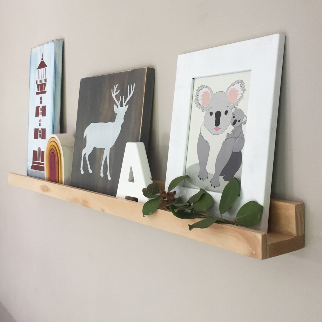 Picture Ledge Wood Picture Ledges Timber Floating Shelf Etsy