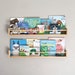 Bookshelf: Round Front -  Kids Bookshelves - Book Shelf - Nursery Shelves - Floating Shelves - Kids Room Wall Shelf - Kids Room Decor 
