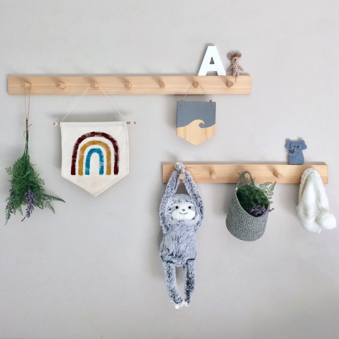 Timber Peg Rail Peg Rack Timber Hooks Wooden Hooks Etsy Canada