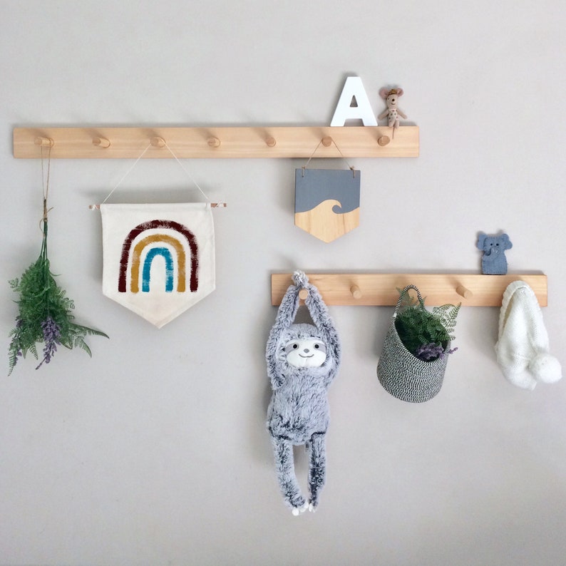 Timber Peg Rail Peg Rack Timber Hooks Wooden Hooks Etsy Canada