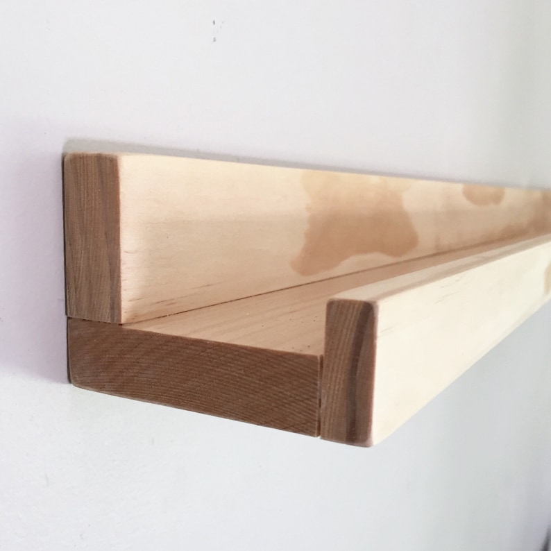 Picture Ledges Wood Picture Ledge Timber Floating Shelf Etsy