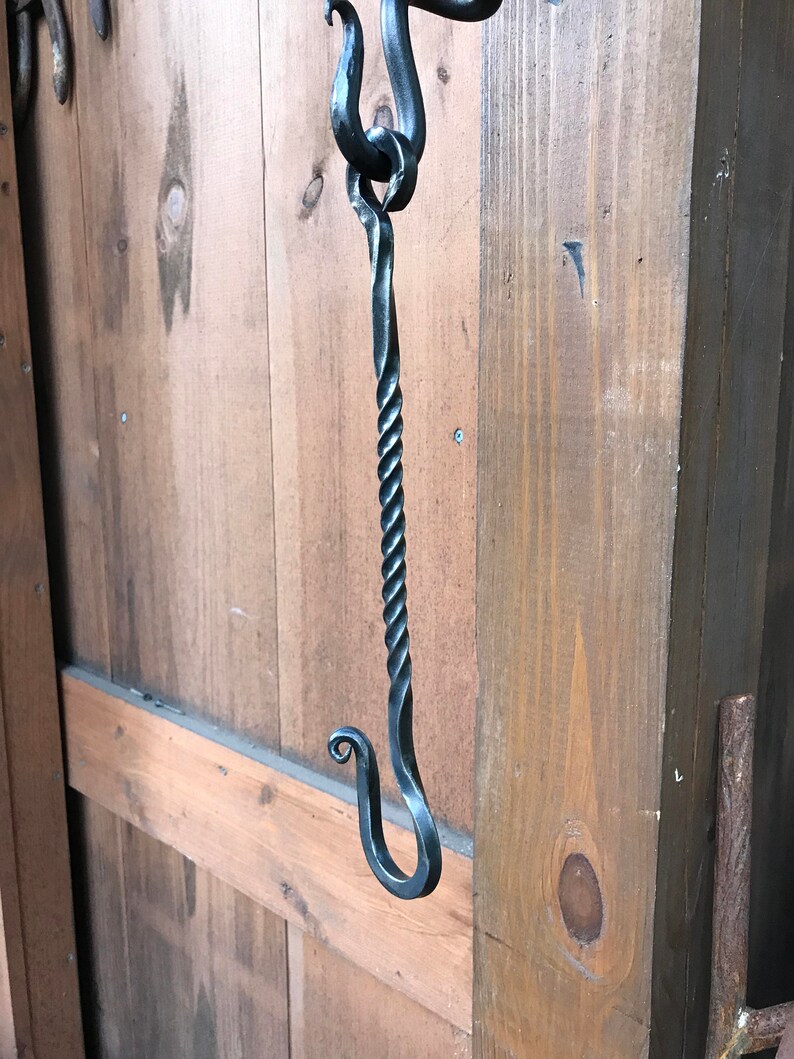 Decorative metal garden hook extender Vine plant hook Etsy