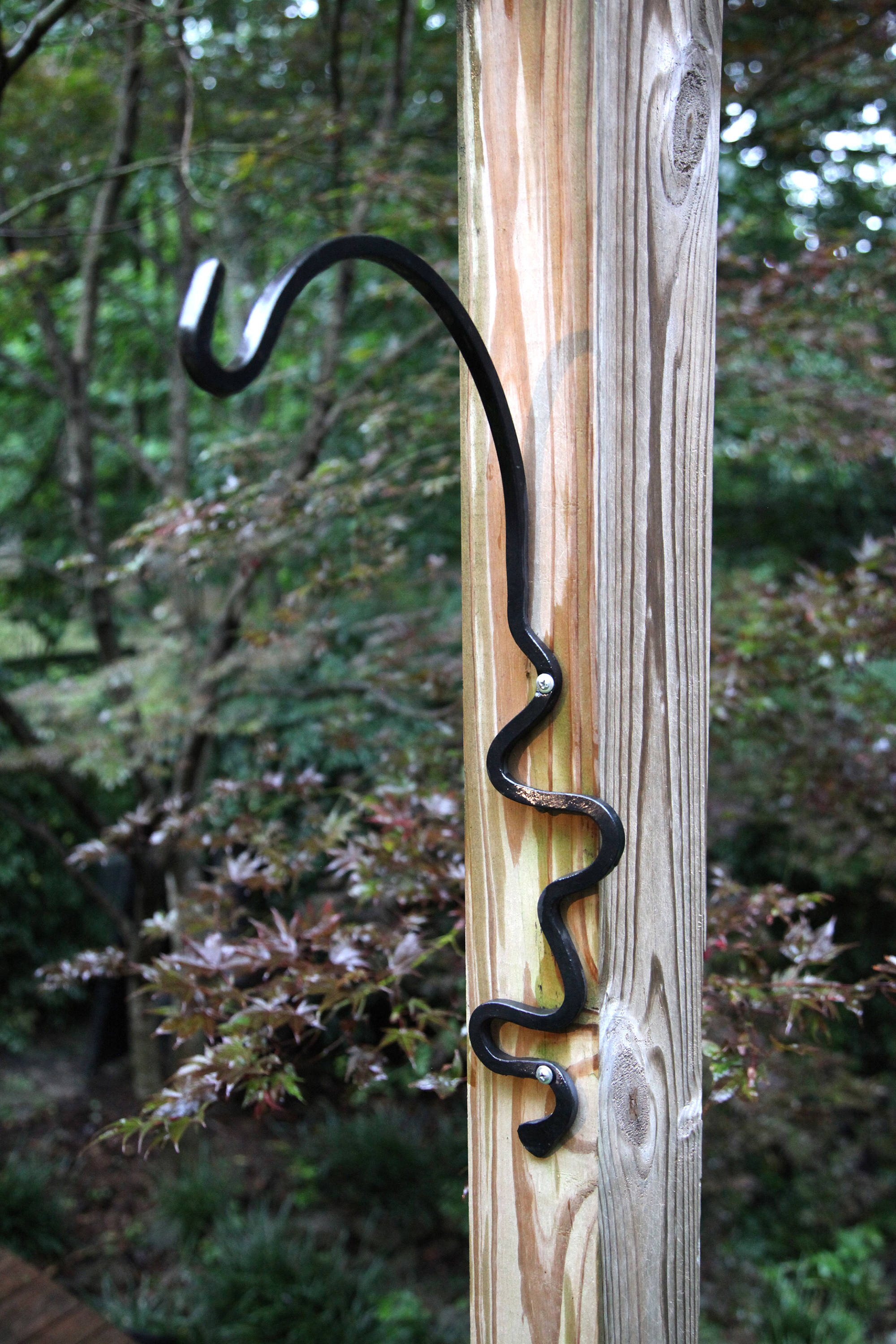 Decorative metal garden hook Whimsical hand metal Etsy