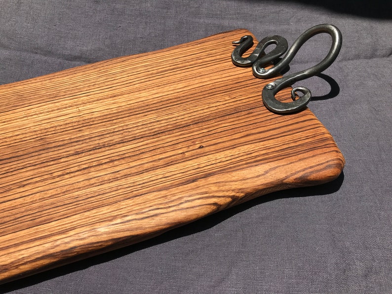 Charcuterie / Serving Tray Food Safe Exotic Zebrawood & Etsy