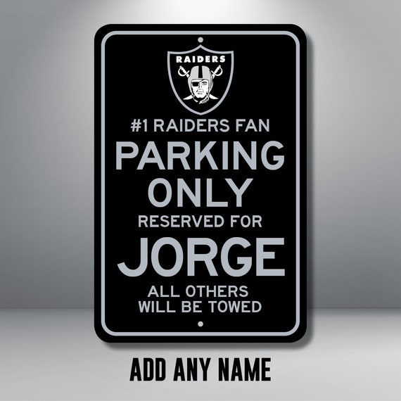 Oakland Raiders Football Aluminum Custom Sign Sports Teams Etsy