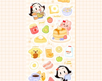 Breakfast Deco Sticker Sheet