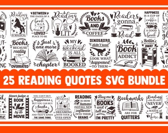 Download Book Quotes Svg Etsy