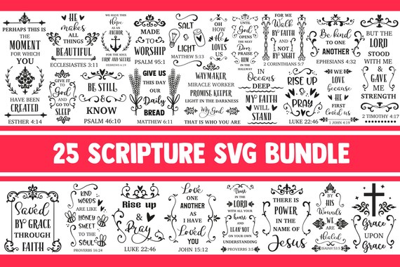 Download Scripture Svg Bundle Religion Svg Waymaker Svg Jesus Svg Etsy PSD Mockup Templates