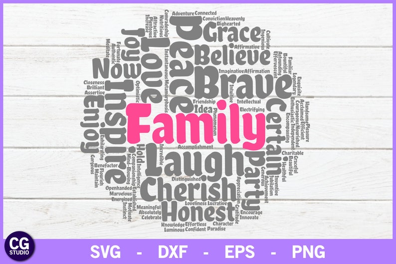 Free Free 195 Family Word Svg SVG PNG EPS DXF File