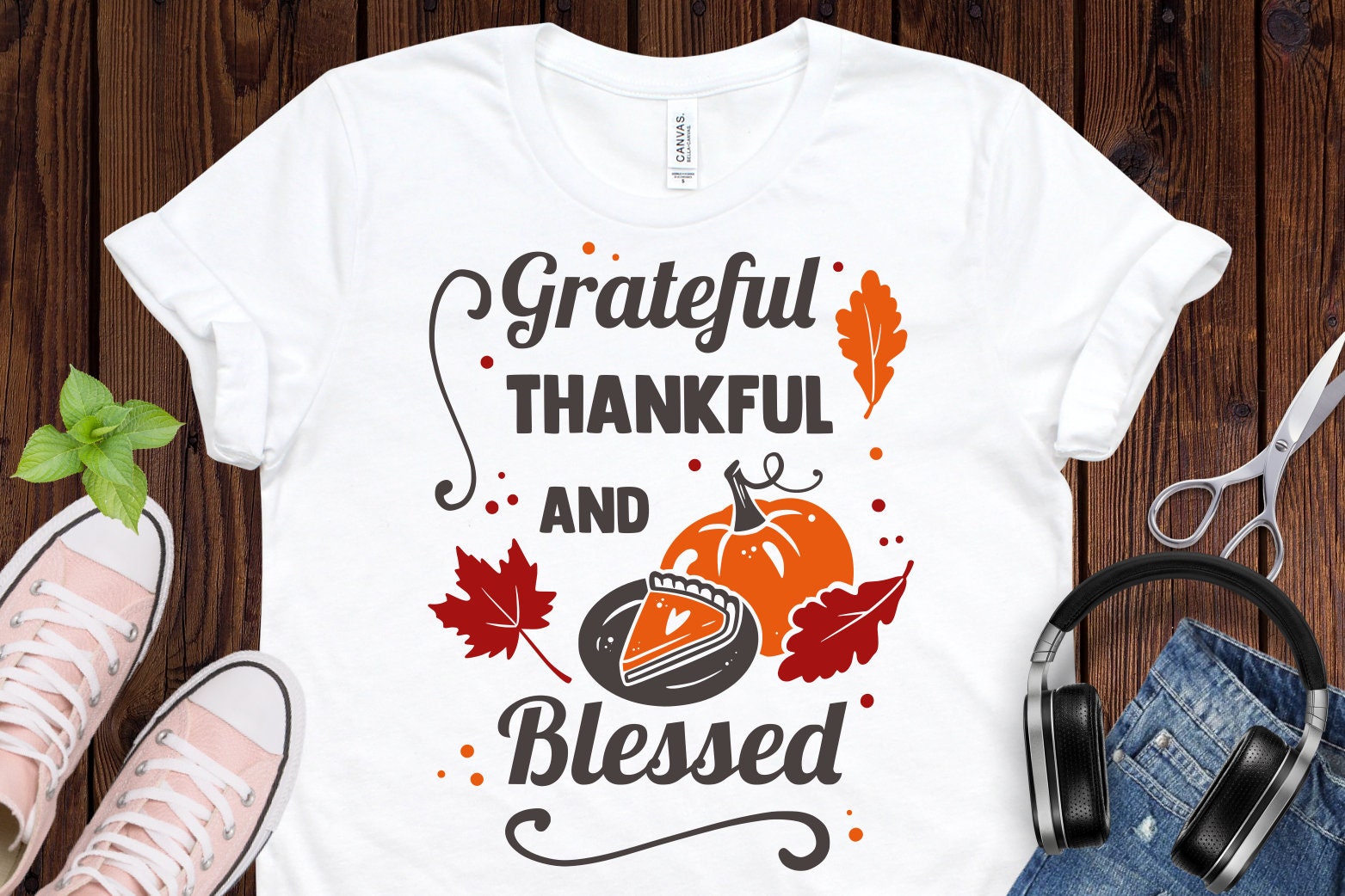 Download Thanksgiving SVG Bundle thankful svg blessed svg turkey | Etsy