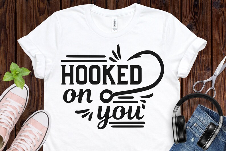 Download Hooked on you svg fishing svg fish svg fish hook svg bass ...
