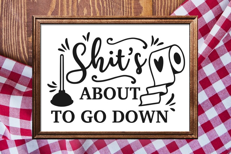 Bathroom svg bundle funny bathroom svg toilet svg farmhouse  Etsy