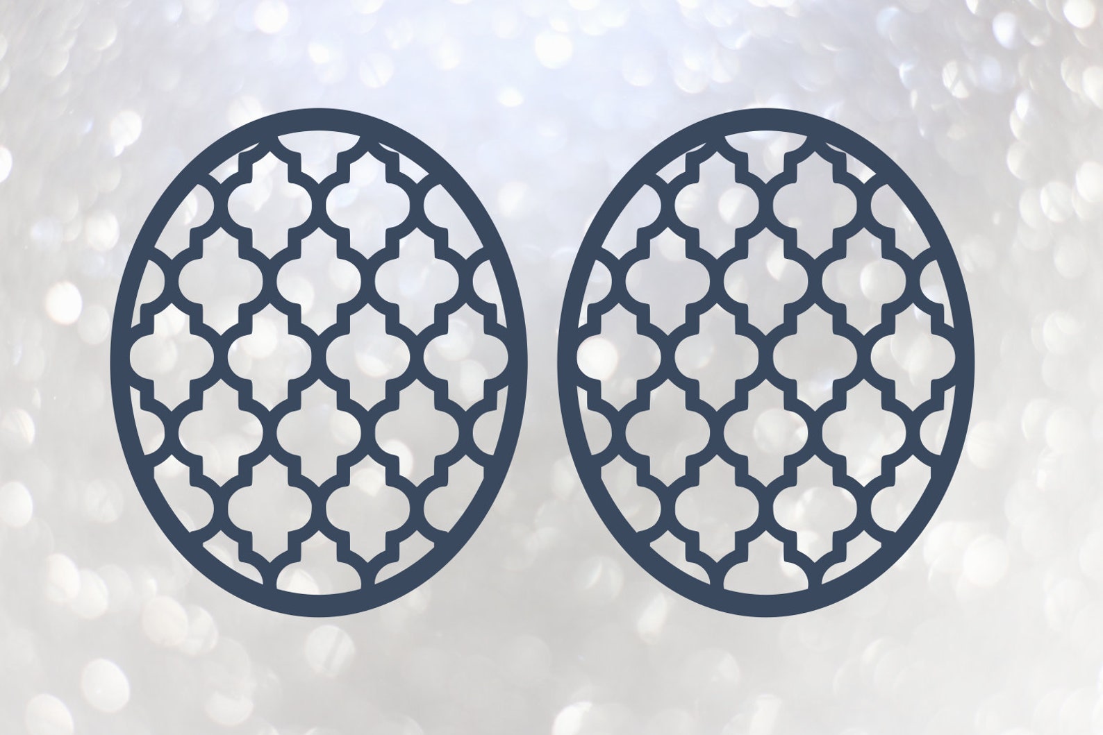 Elbow patch SVG quatrefoil elbow patch svg quatrefoil svg Etsy