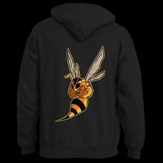 5STARFUNK Killa Bee Men's Graphic Hoodie Unisex Wutang Wu-Tang Graphic Apparel Hip Hop Streetwear Pullover Killa Bee Fashion Rap Long Sleeve Graffiti