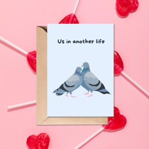 Verjaardagskaart duif | Valentijnsdagkaart duif | kaart voor duivenliefhebbers | vogelaarkaart | Duivenprint | Ornithologie