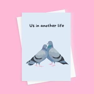 Verjaardagskaart duif | Valentijnsdagkaart duif | kaart voor duivenliefhebbers | kaart voor vogelspotters