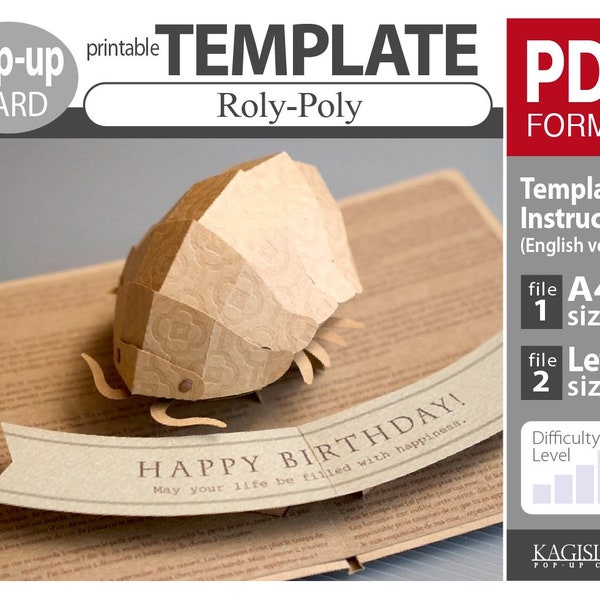 TEMPLATE__pop-up card__Roly-Poly   (PDF_digital download file)