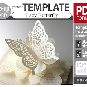 TEMPLATE__pop-up card__Lacy Butterfly  (PDF_digital download file)
