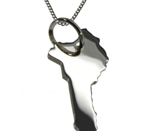 Benin Necklace Sterling Silver Benin Gift Benin Jewelry
