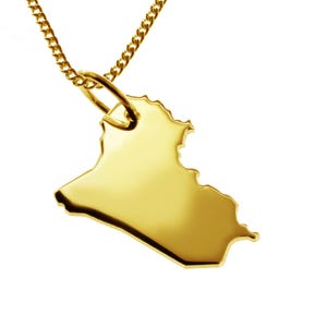50 cm chain + Iraq pendant