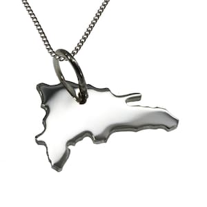 50 cm chain + Dominican Republic pendant