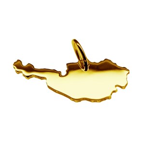 Austria pendant – 585 Yellowgold solid