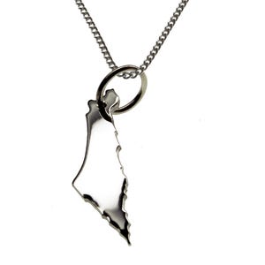 50 cm chain + Israel pendant