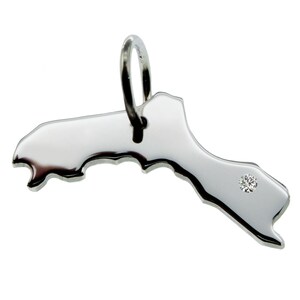 Kurdistan pendant with a 0.015 ct diamond at your desired spot