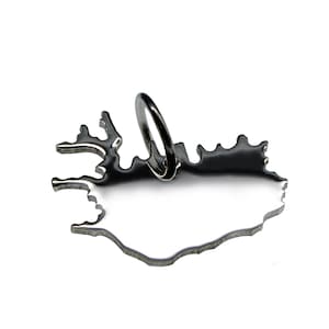 Pendentif - sous forme de carte géographique Islande