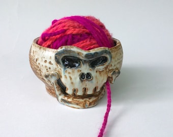 Skull Hook Yarn Bowl