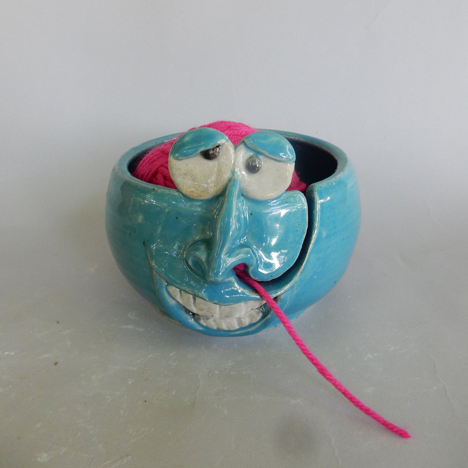 Booger Nose Hook Yarn Bowl Etsy