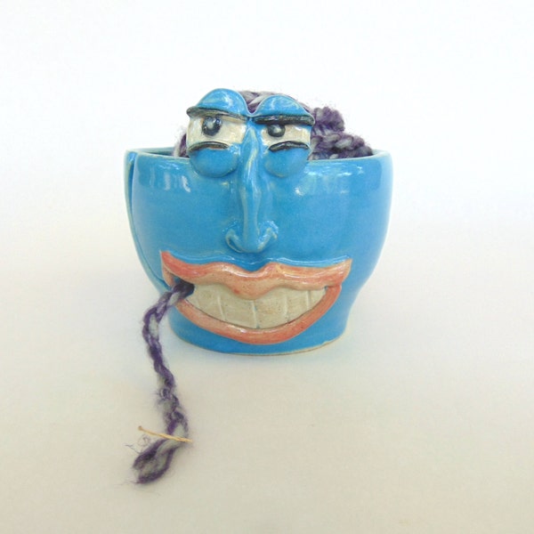 Funny Face Yarn Bowl Etsy