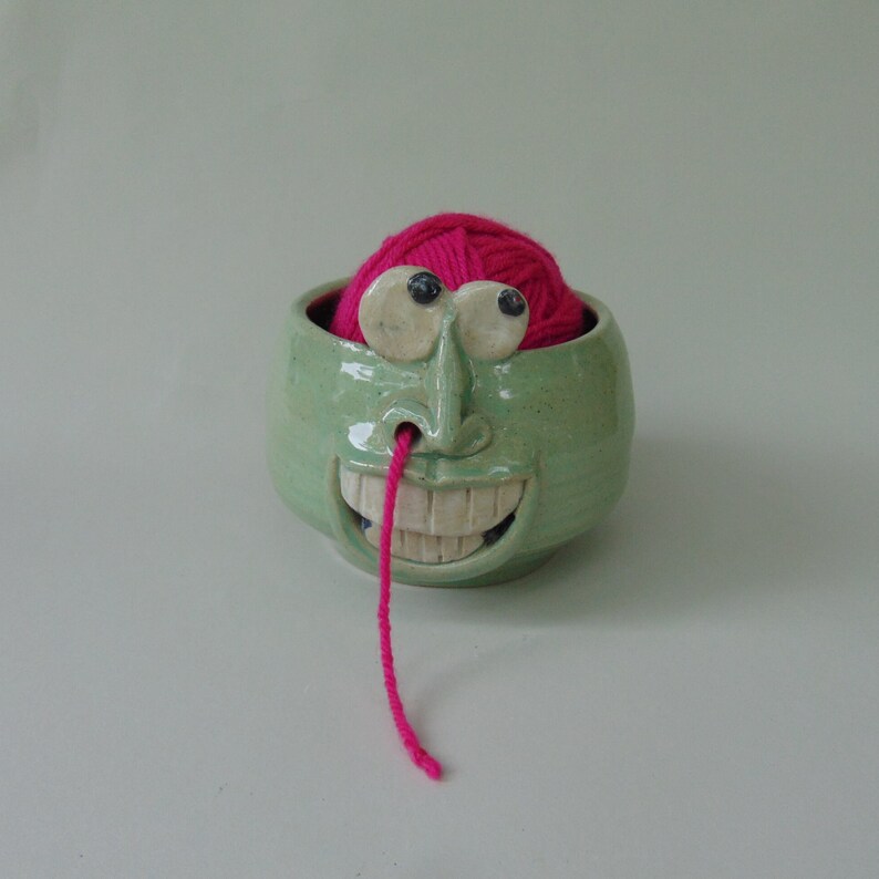 Booger Nose Yarn Bowl Etsy