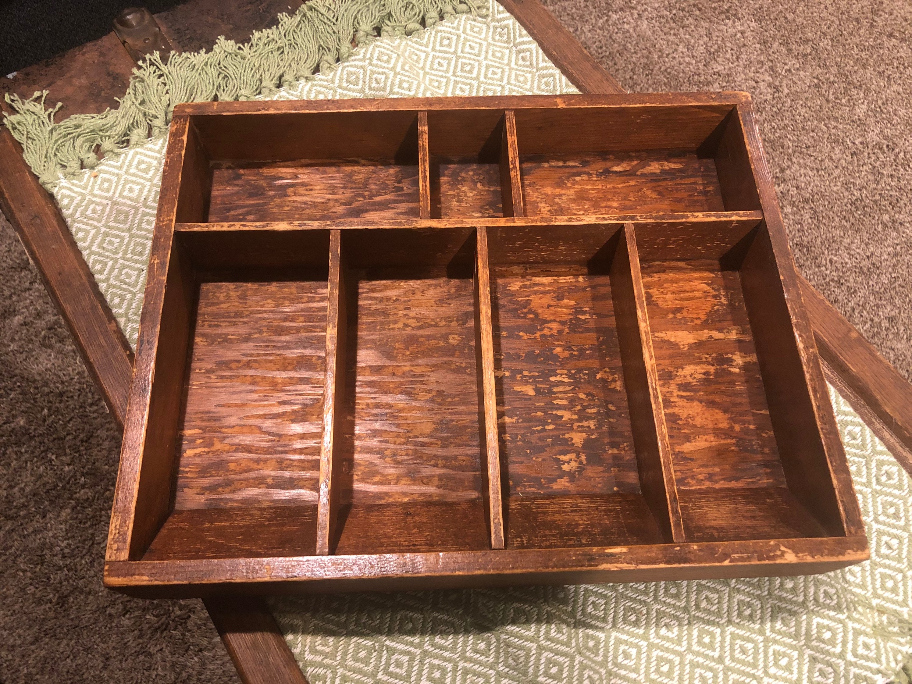 Antique Wood Cash Drawer Etsy