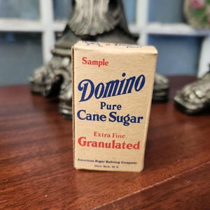 Domino Sugar ビンテージ ブリキ缶 Domino Sugar Box - Etsy