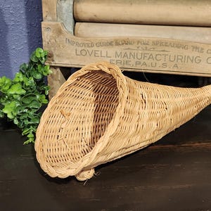 wicker cornucopia, fall baskets, thanksgiving table