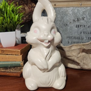 Vintage ceramic rabbit, Easter decoration