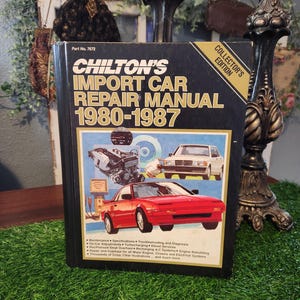 Chilton import car repair manual 1980- 1987