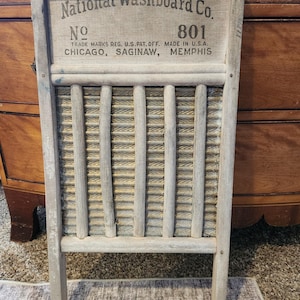 National Washboard 801 - Etsy