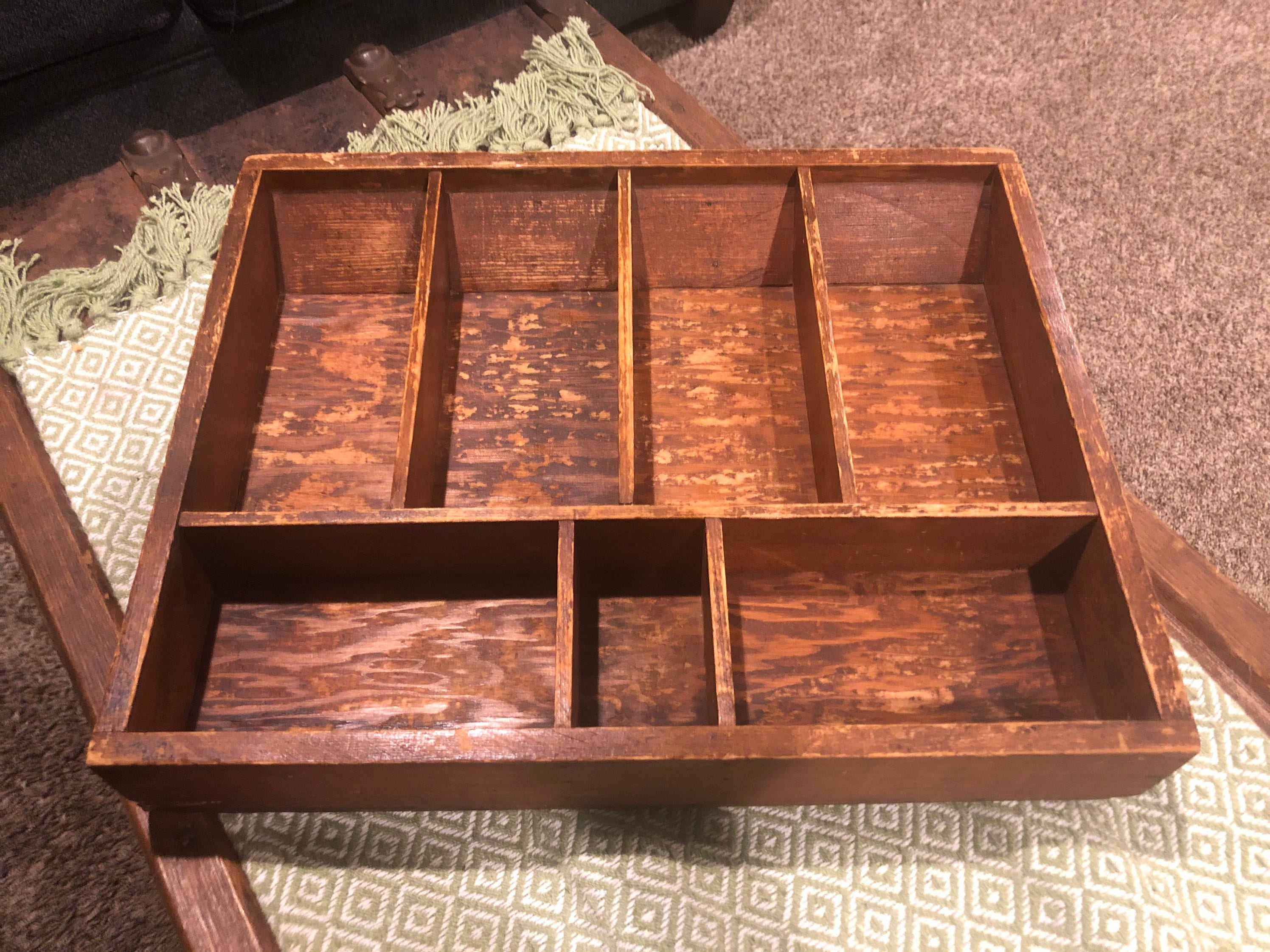 Antique Wood Cash Drawer Etsy