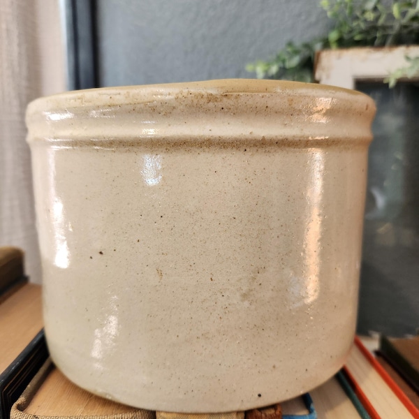 Vintage stoneware crock farmhouse, rustic, primative