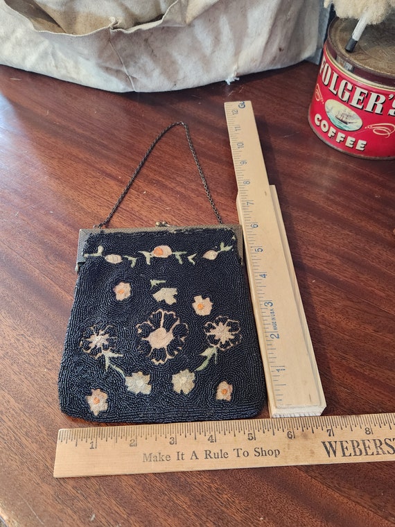 Victorian beaded purse - image 7