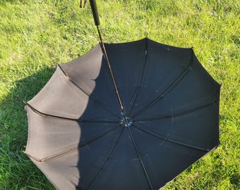Vintage umbrella, parasol, cane, mens, wedding, props
